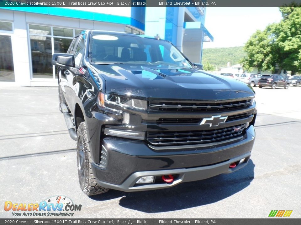 2020 Chevrolet Silverado 1500 LT Trail Boss Crew Cab 4x4 Black / Jet Black Photo #4