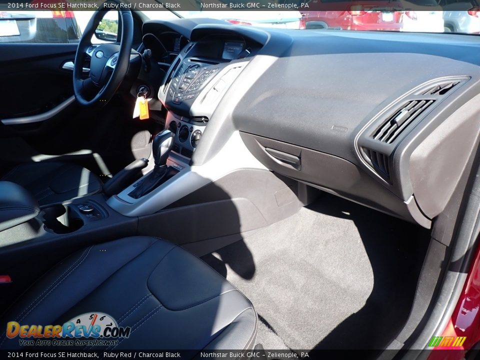 2014 Ford Focus SE Hatchback Ruby Red / Charcoal Black Photo #6