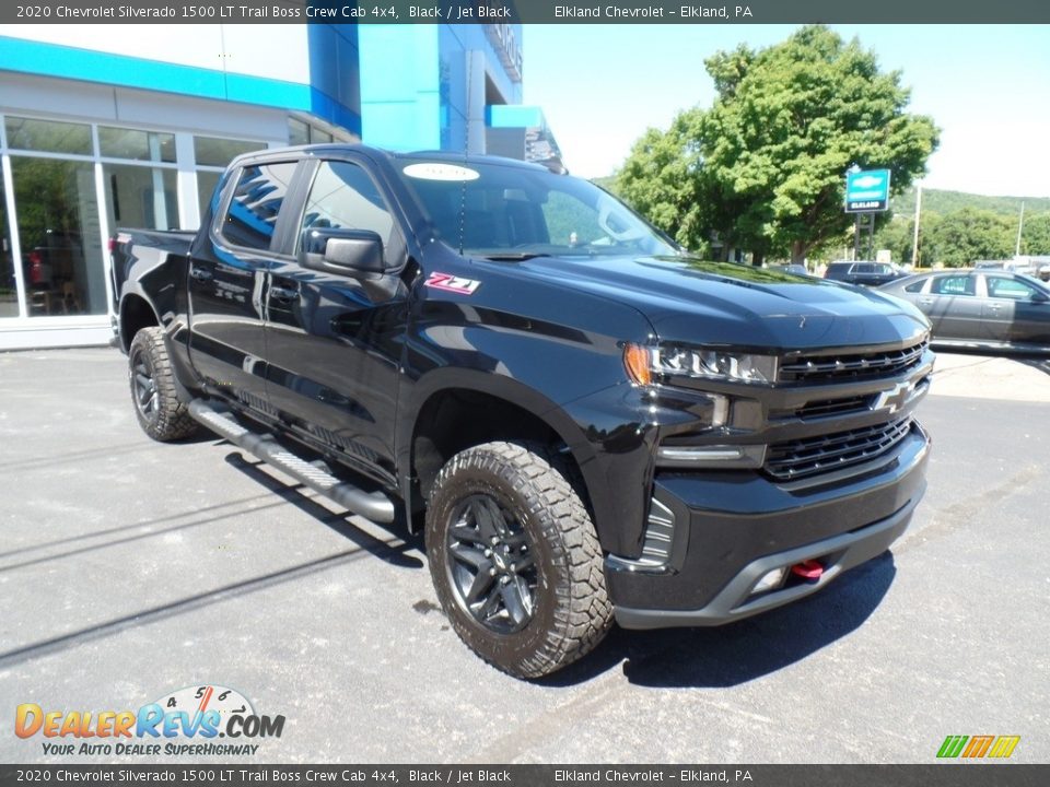 2020 Chevrolet Silverado 1500 LT Trail Boss Crew Cab 4x4 Black / Jet Black Photo #5