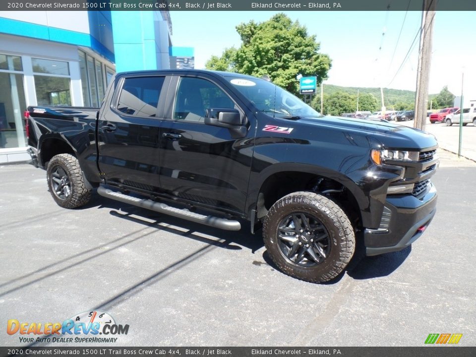 2020 Chevrolet Silverado 1500 LT Trail Boss Crew Cab 4x4 Black / Jet Black Photo #6