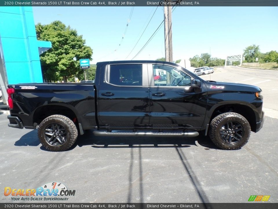 2020 Chevrolet Silverado 1500 LT Trail Boss Crew Cab 4x4 Black / Jet Black Photo #7