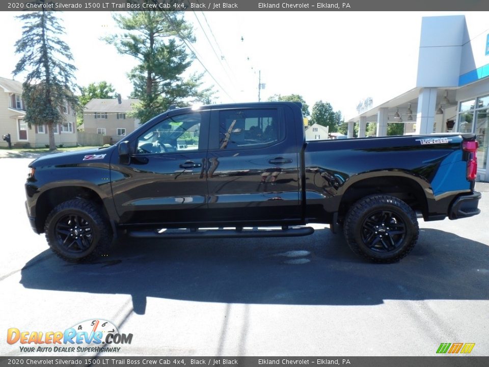 2020 Chevrolet Silverado 1500 LT Trail Boss Crew Cab 4x4 Black / Jet Black Photo #12
