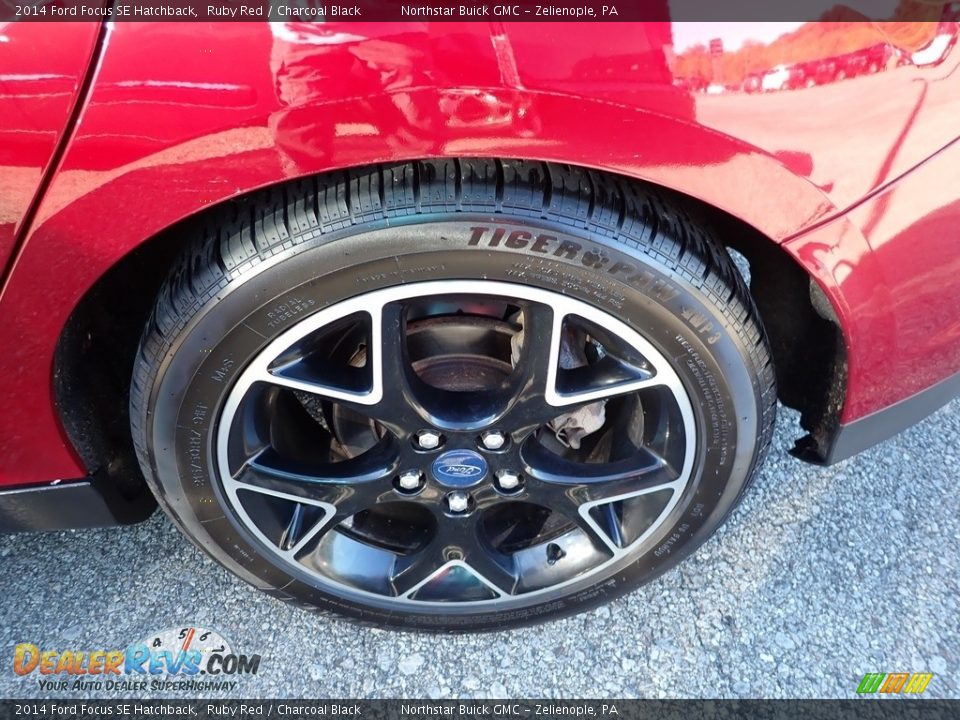 2014 Ford Focus SE Hatchback Ruby Red / Charcoal Black Photo #14