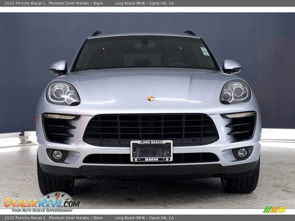 2015 Porsche Macan S Rhodium Silver Metallic / Black Photo #2