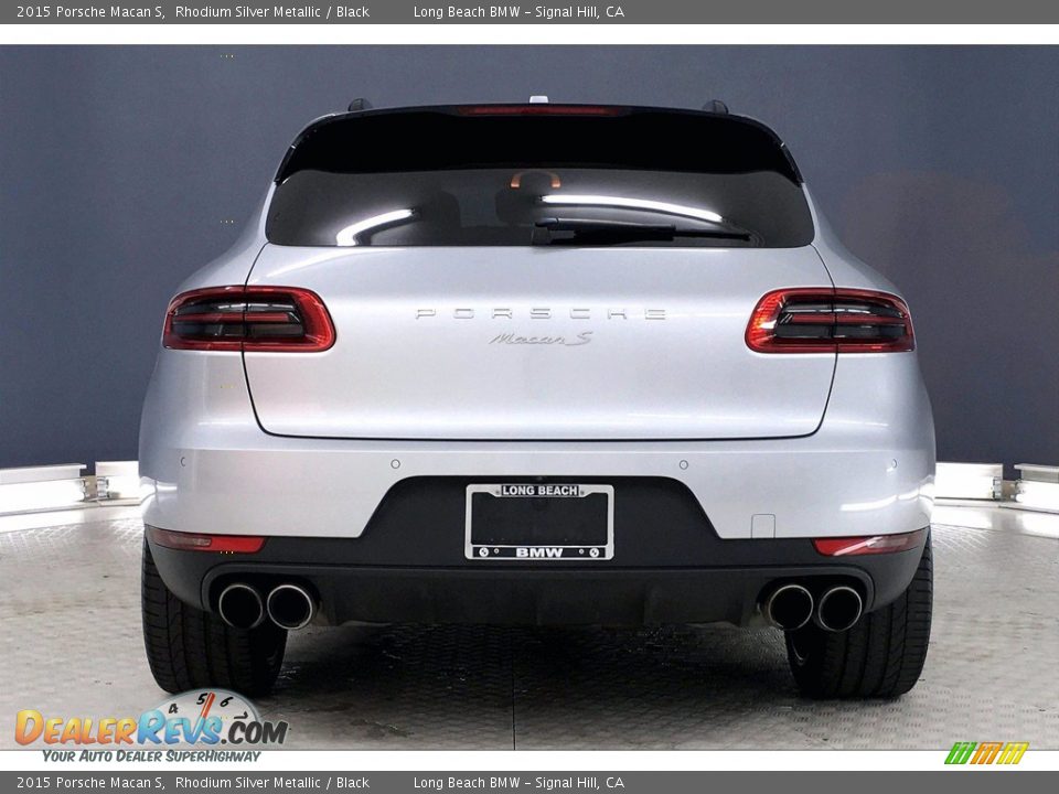 2015 Porsche Macan S Rhodium Silver Metallic / Black Photo #3