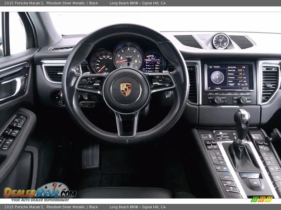2015 Porsche Macan S Rhodium Silver Metallic / Black Photo #4