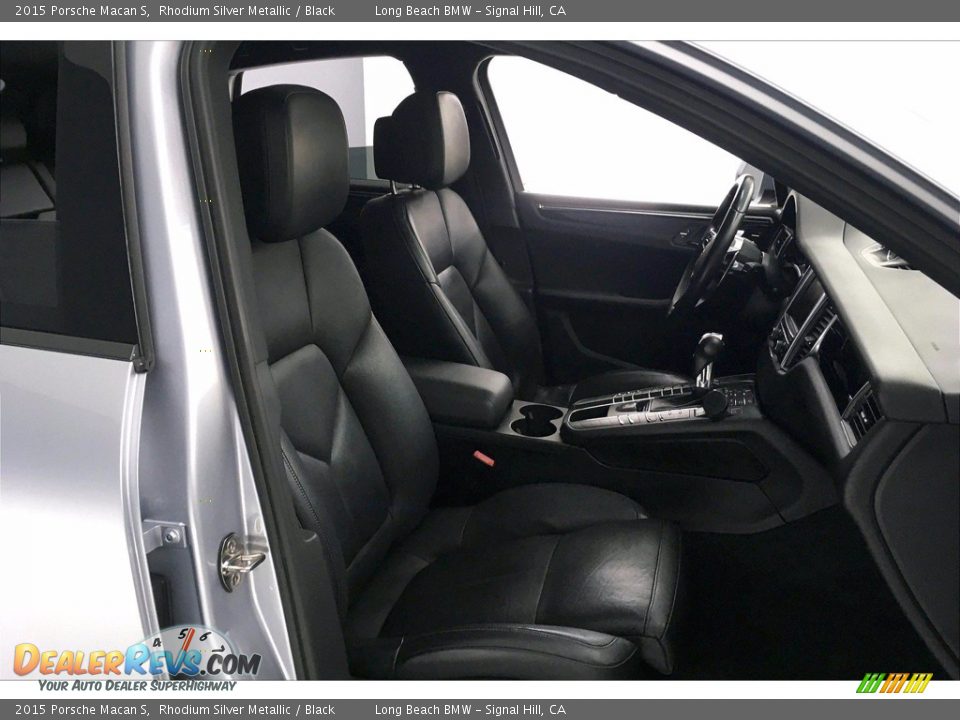 2015 Porsche Macan S Rhodium Silver Metallic / Black Photo #6