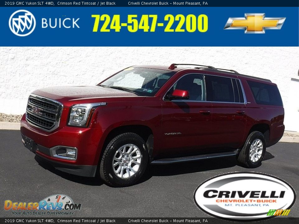 2019 GMC Yukon SLT 4WD Crimson Red Tintcoat / Jet Black Photo #1