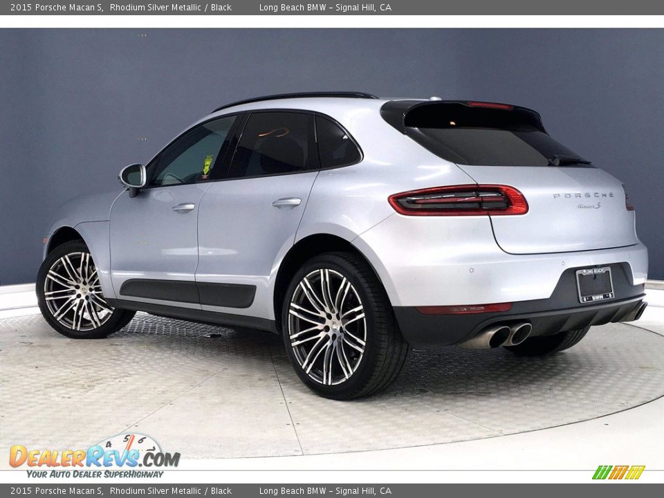 2015 Porsche Macan S Rhodium Silver Metallic / Black Photo #10