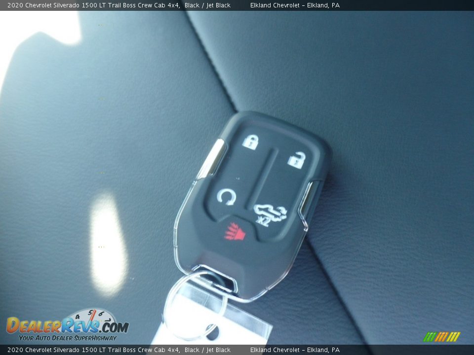 2020 Chevrolet Silverado 1500 LT Trail Boss Crew Cab 4x4 Black / Jet Black Photo #23