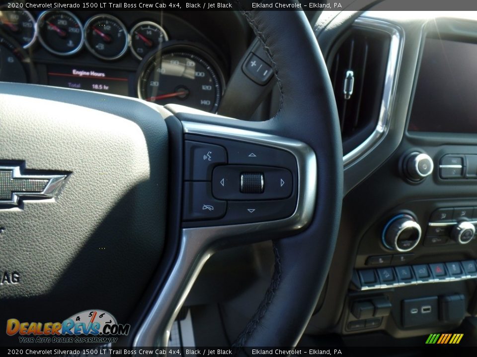 2020 Chevrolet Silverado 1500 LT Trail Boss Crew Cab 4x4 Black / Jet Black Photo #26