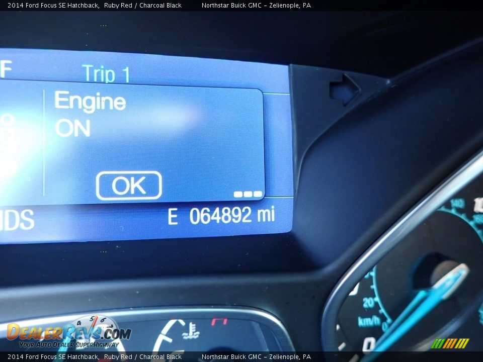 2014 Ford Focus SE Hatchback Ruby Red / Charcoal Black Photo #30