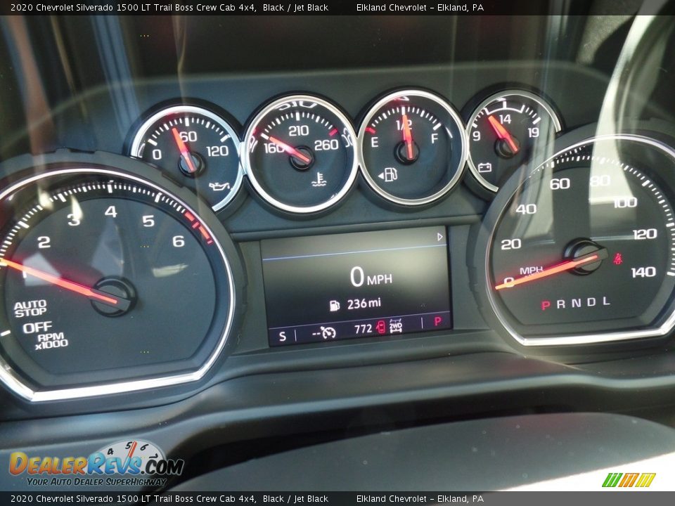 2020 Chevrolet Silverado 1500 LT Trail Boss Crew Cab 4x4 Black / Jet Black Photo #29