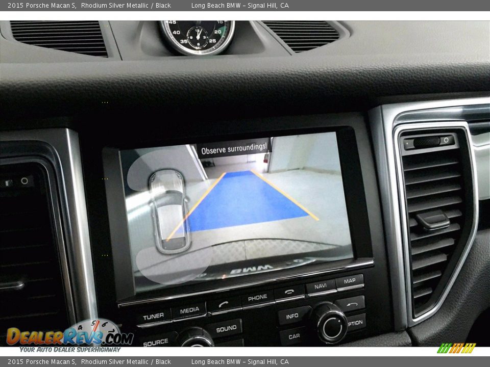 2015 Porsche Macan S Rhodium Silver Metallic / Black Photo #17