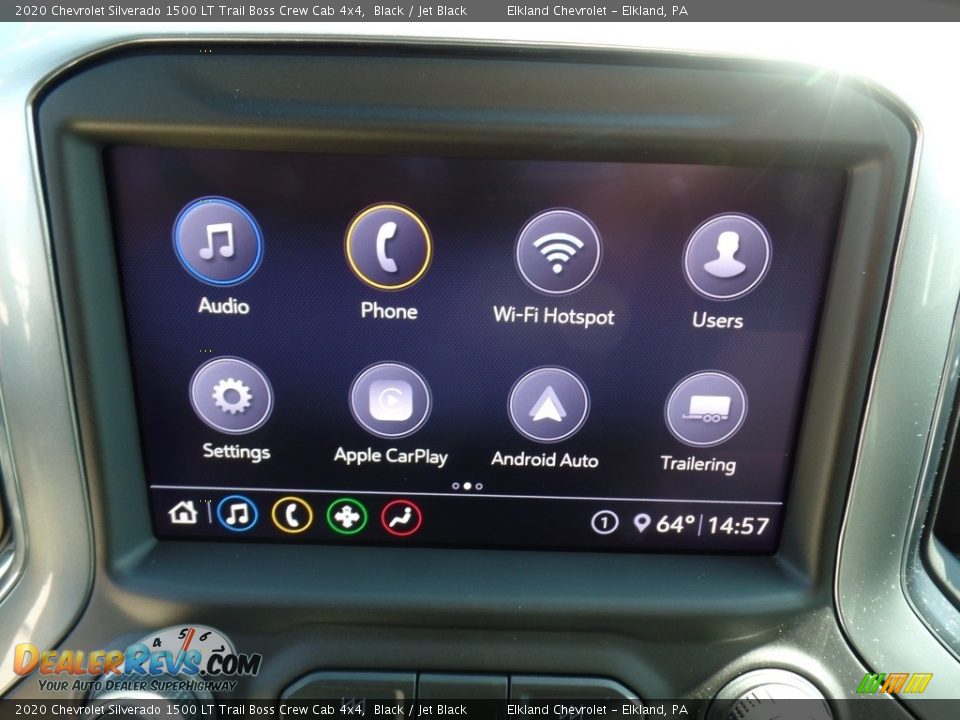 2020 Chevrolet Silverado 1500 LT Trail Boss Crew Cab 4x4 Black / Jet Black Photo #31