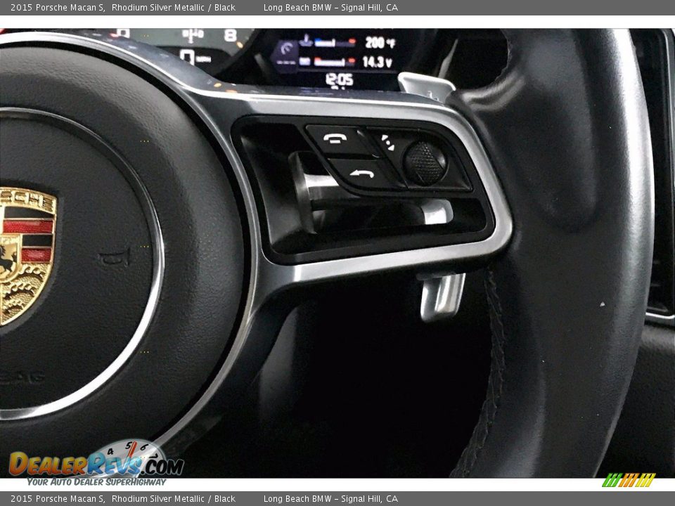 2015 Porsche Macan S Rhodium Silver Metallic / Black Photo #19