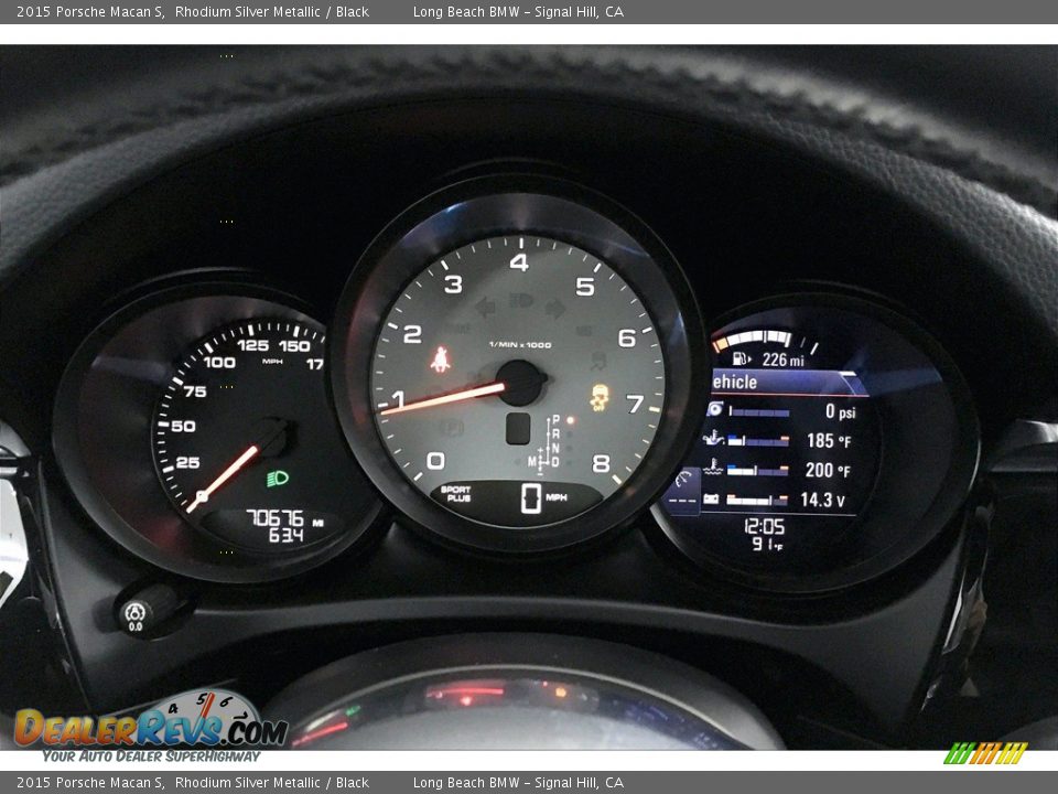 2015 Porsche Macan S Gauges Photo #20