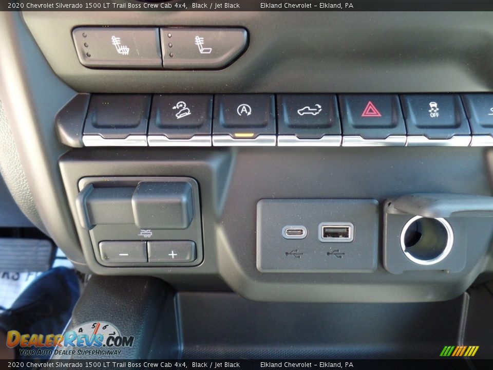 2020 Chevrolet Silverado 1500 LT Trail Boss Crew Cab 4x4 Black / Jet Black Photo #34