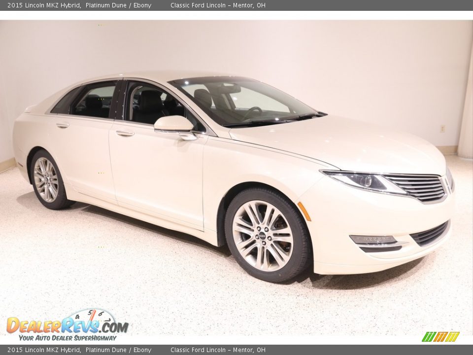 2015 Lincoln MKZ Hybrid Platinum Dune / Ebony Photo #1