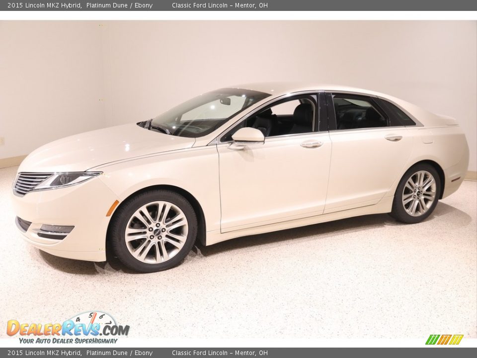 2015 Lincoln MKZ Hybrid Platinum Dune / Ebony Photo #3