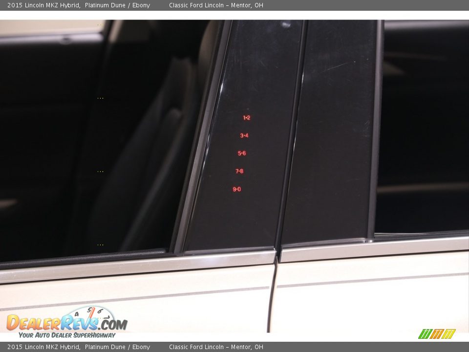 2015 Lincoln MKZ Hybrid Platinum Dune / Ebony Photo #4