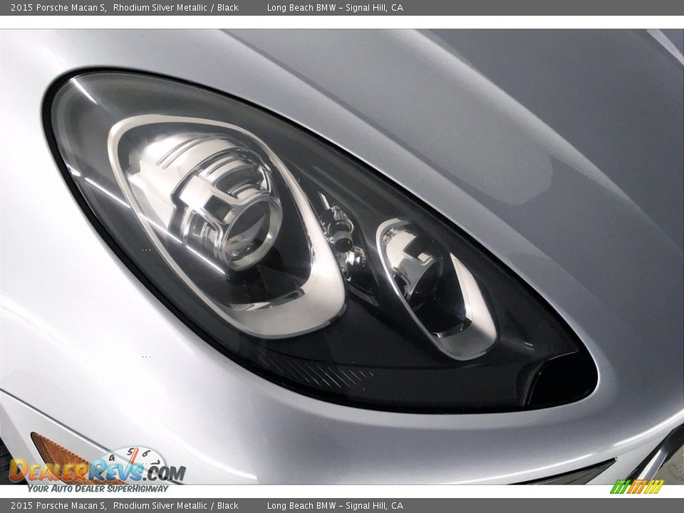 2015 Porsche Macan S Rhodium Silver Metallic / Black Photo #26