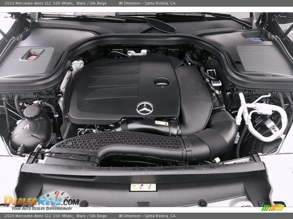 2020 Mercedes-Benz GLC 300 4Matic Black / Silk Beige Photo #8