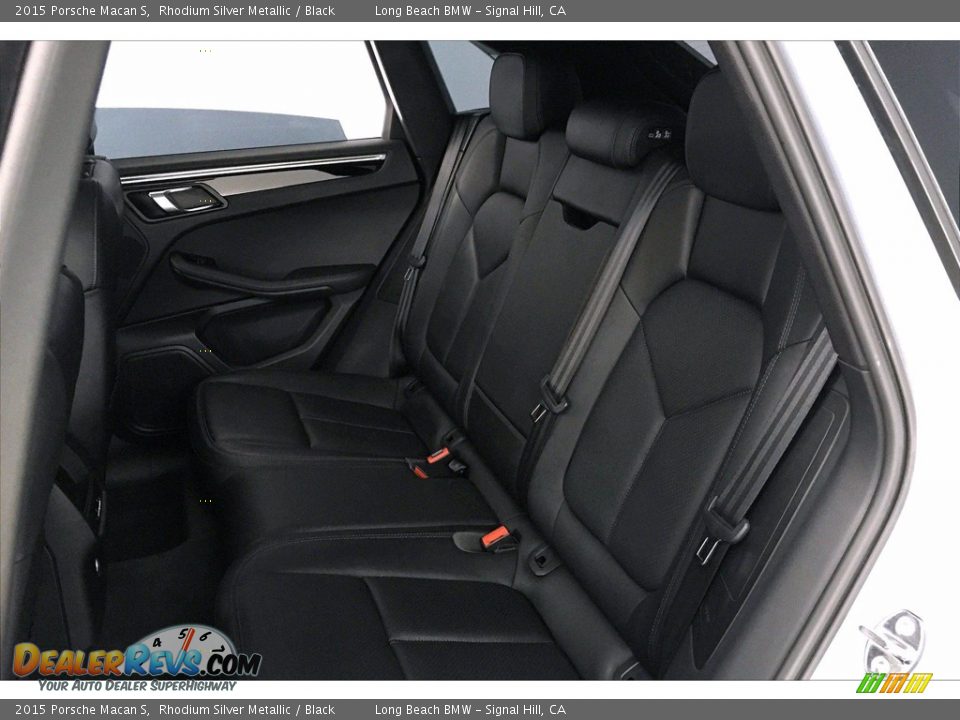 2015 Porsche Macan S Rhodium Silver Metallic / Black Photo #30