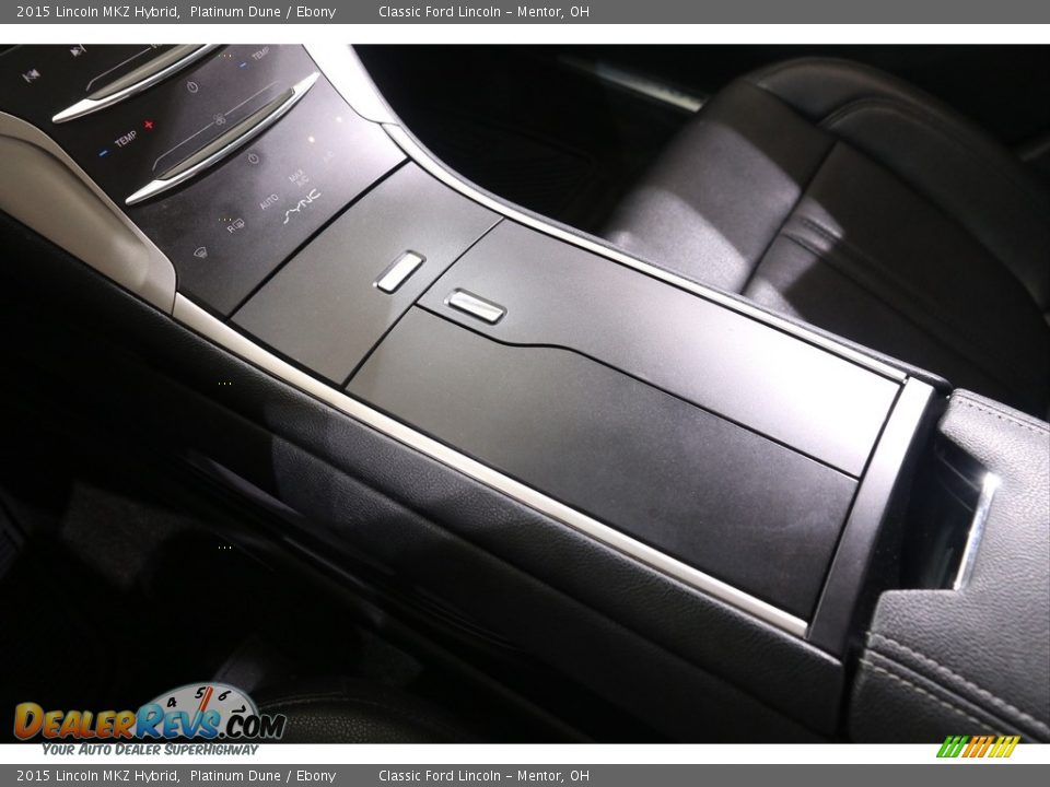 2015 Lincoln MKZ Hybrid Platinum Dune / Ebony Photo #16