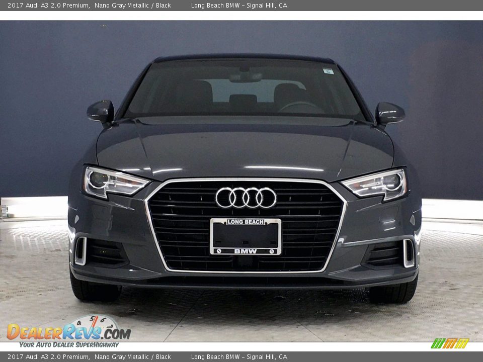 2017 Audi A3 2.0 Premium Nano Gray Metallic / Black Photo #2