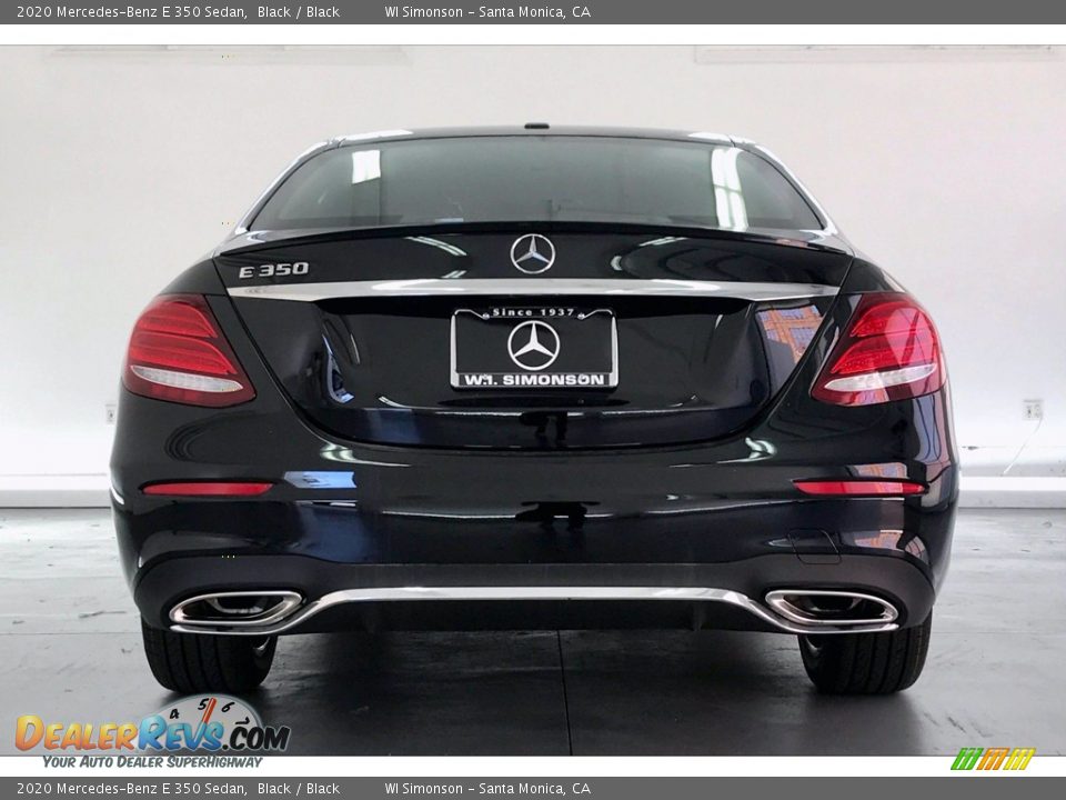2020 Mercedes-Benz E 350 Sedan Black / Black Photo #3