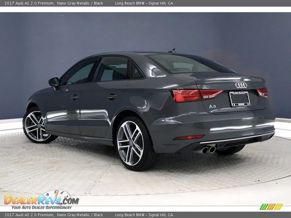 2017 Audi A3 2.0 Premium Nano Gray Metallic / Black Photo #10