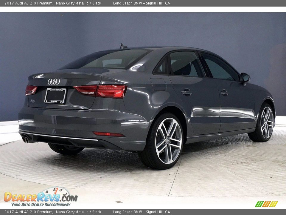 2017 Audi A3 2.0 Premium Nano Gray Metallic / Black Photo #13