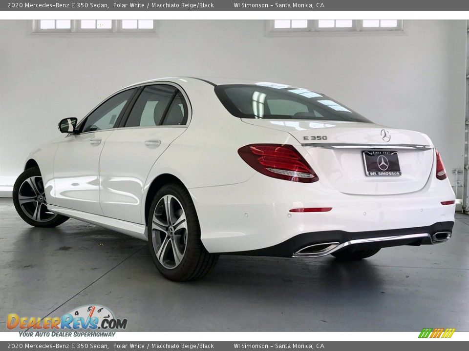 2020 Mercedes-Benz E 350 Sedan Polar White / Macchiato Beige/Black Photo #2