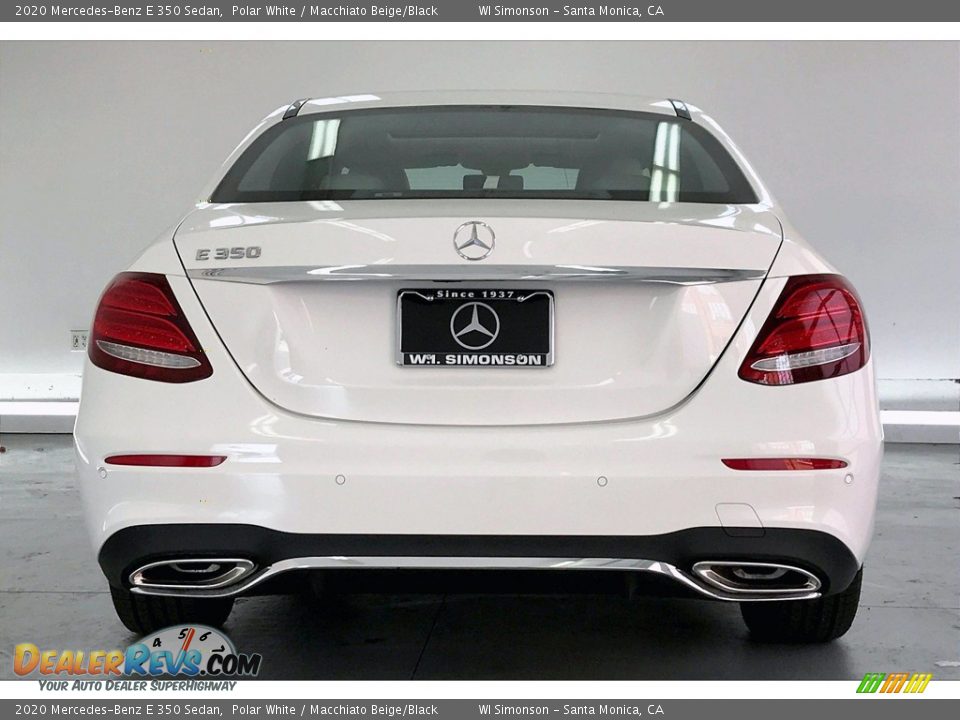 2020 Mercedes-Benz E 350 Sedan Polar White / Macchiato Beige/Black Photo #3