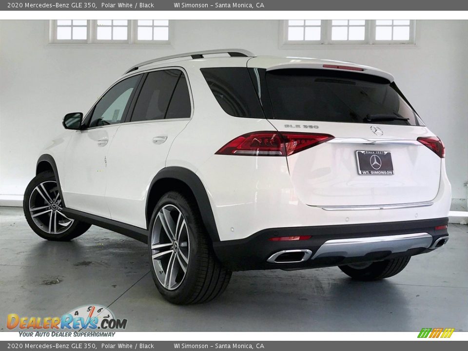 2020 Mercedes-Benz GLE 350 Polar White / Black Photo #2