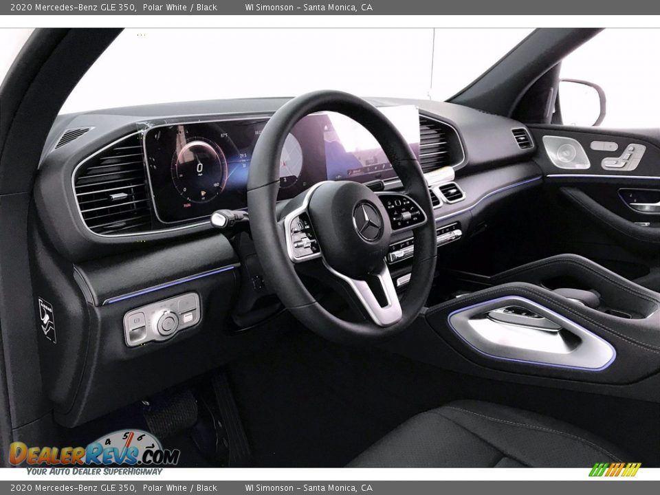2020 Mercedes-Benz GLE 350 Polar White / Black Photo #4