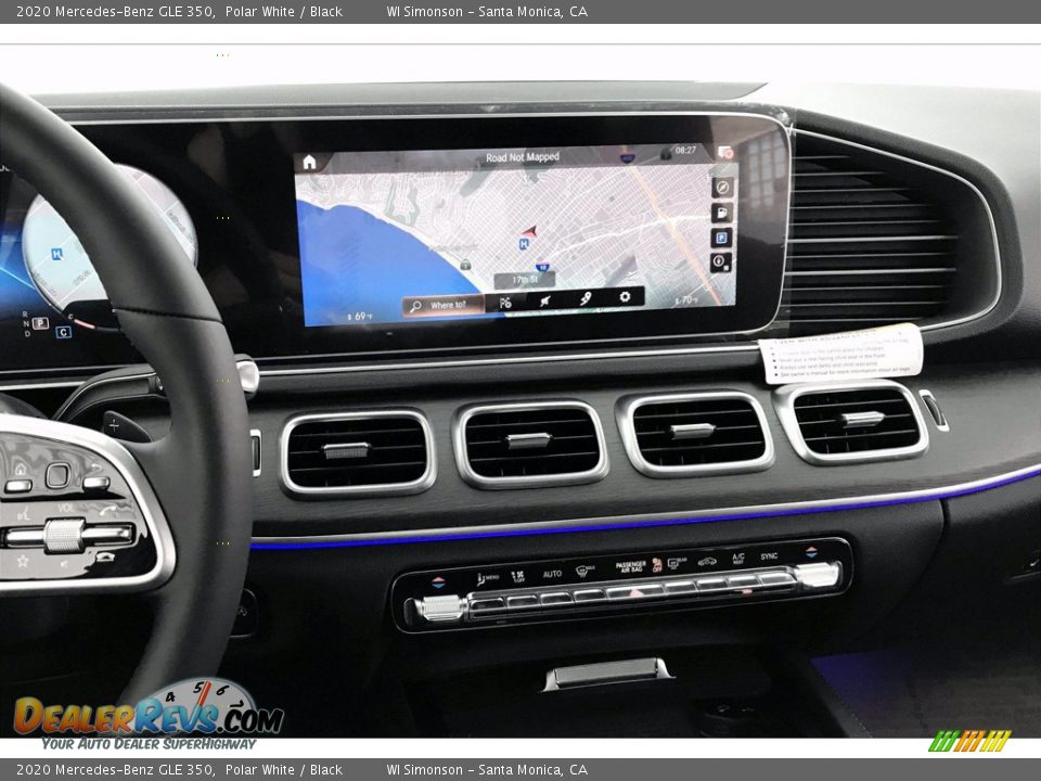 2020 Mercedes-Benz GLE 350 Polar White / Black Photo #6