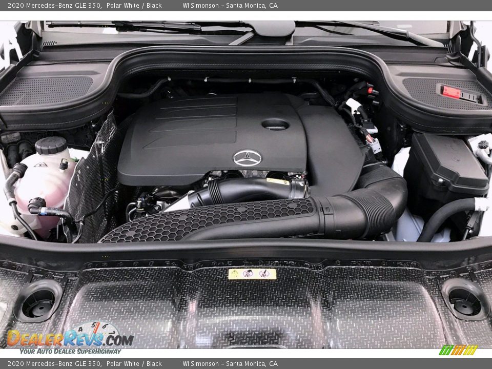 2020 Mercedes-Benz GLE 350 Polar White / Black Photo #8