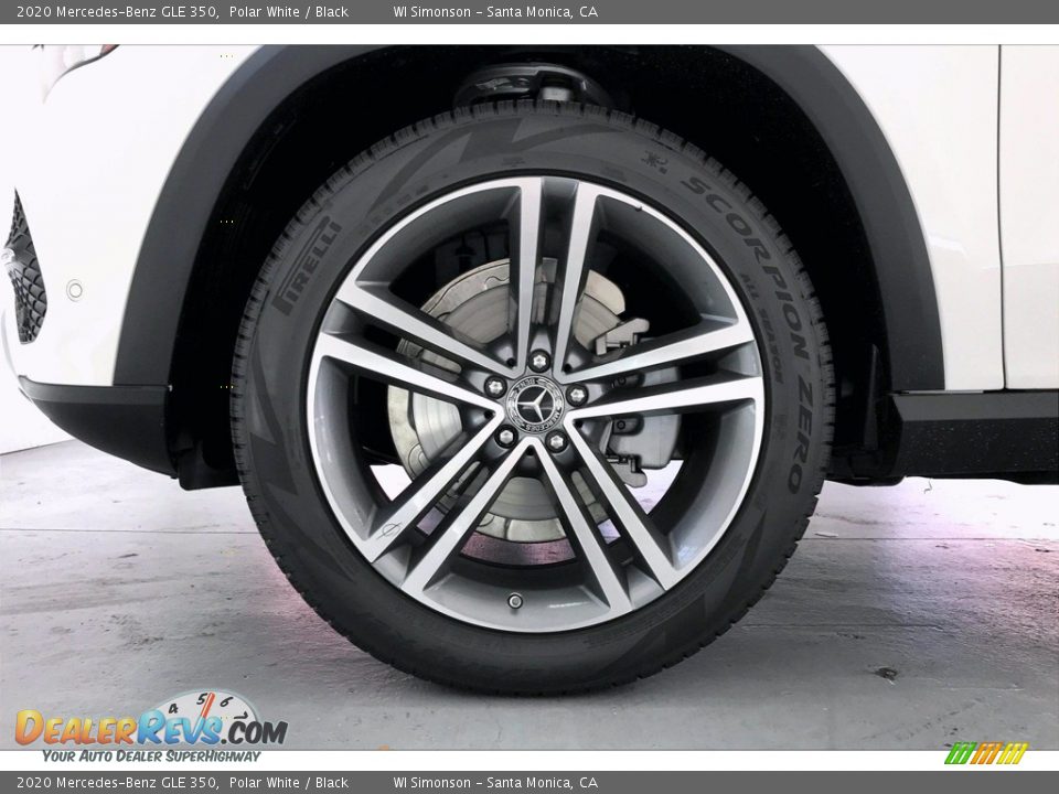 2020 Mercedes-Benz GLE 350 Polar White / Black Photo #9