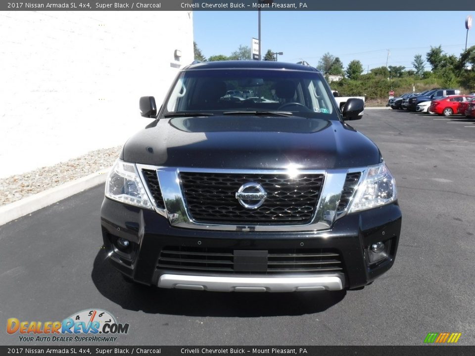 2017 Nissan Armada SL 4x4 Super Black / Charcoal Photo #6