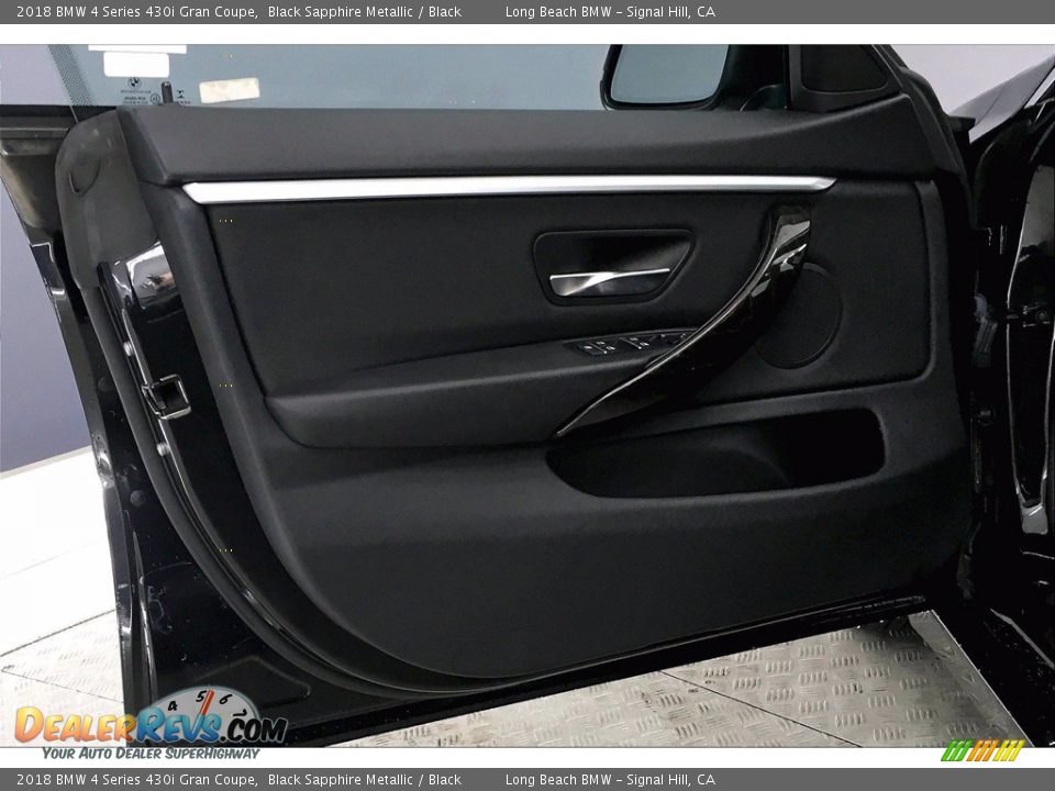 2018 BMW 4 Series 430i Gran Coupe Black Sapphire Metallic / Black Photo #22