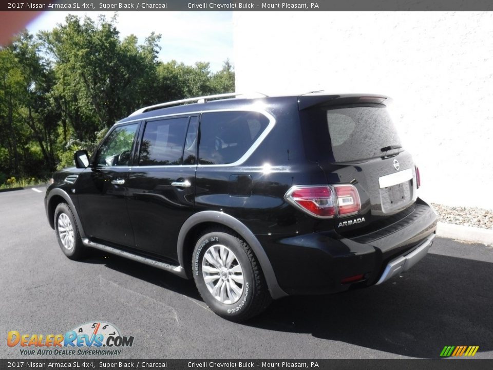 2017 Nissan Armada SL 4x4 Super Black / Charcoal Photo #12