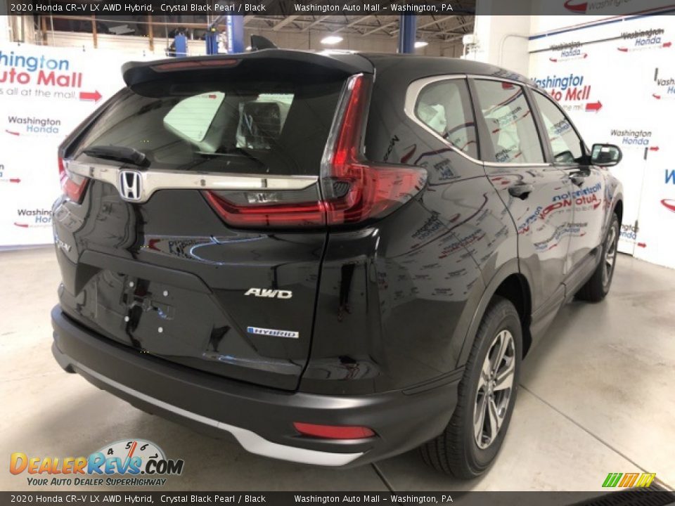 2020 Honda CR-V LX AWD Hybrid Crystal Black Pearl / Black Photo #3
