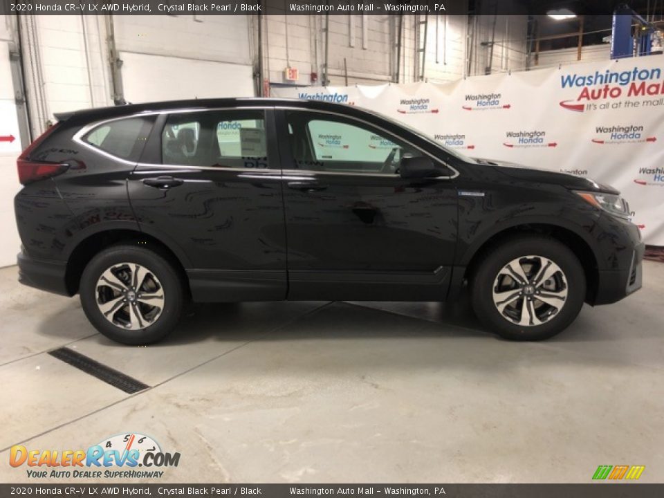 2020 Honda CR-V LX AWD Hybrid Crystal Black Pearl / Black Photo #4
