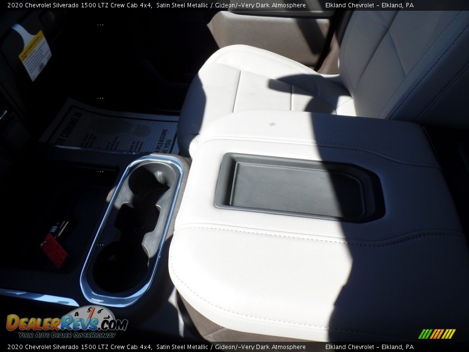 2020 Chevrolet Silverado 1500 LTZ Crew Cab 4x4 Satin Steel Metallic / Gideon/­Very Dark Atmosphere Photo #36