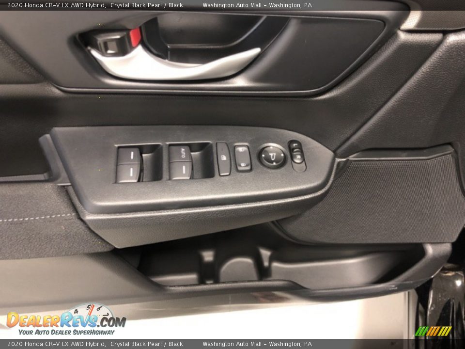 2020 Honda CR-V LX AWD Hybrid Crystal Black Pearl / Black Photo #8