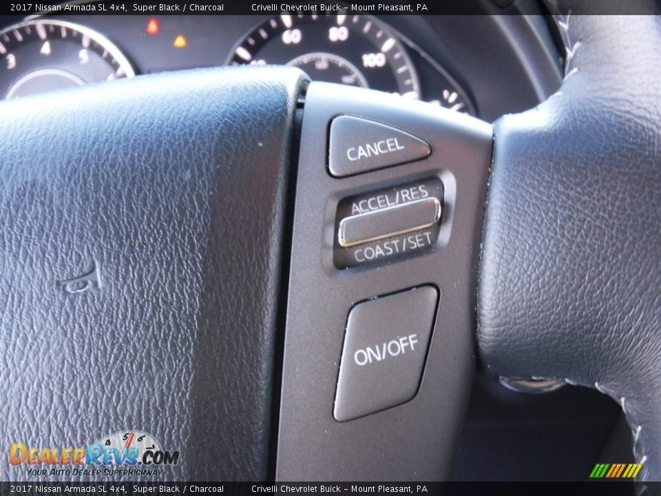 2017 Nissan Armada SL 4x4 Steering Wheel Photo #26