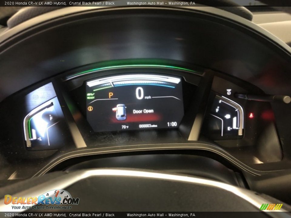 2020 Honda CR-V LX AWD Hybrid Crystal Black Pearl / Black Photo #13