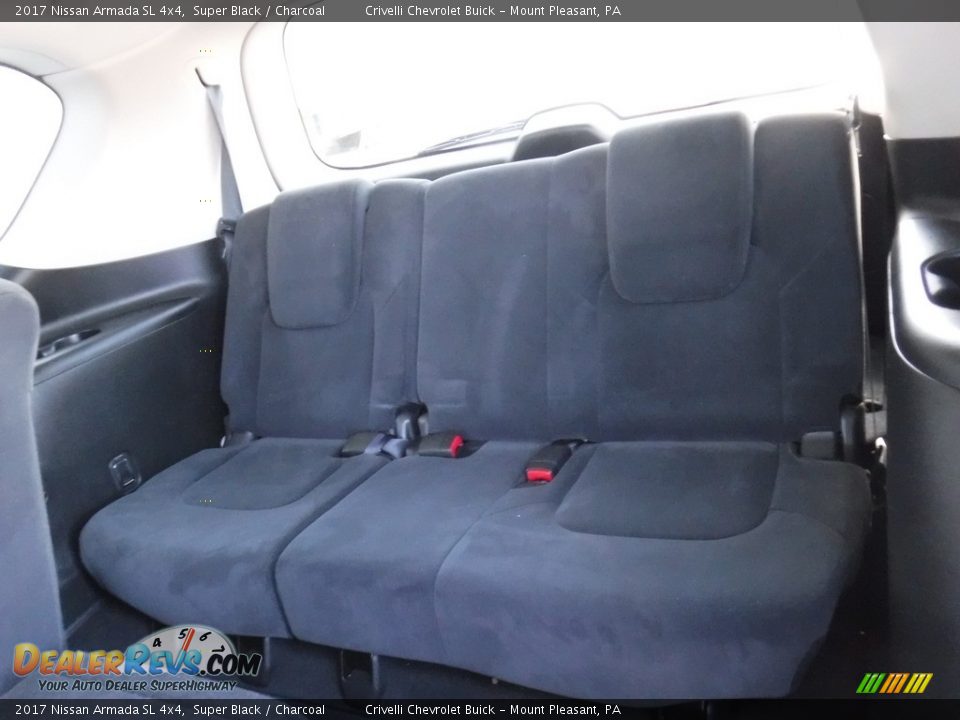 Rear Seat of 2017 Nissan Armada SL 4x4 Photo #30